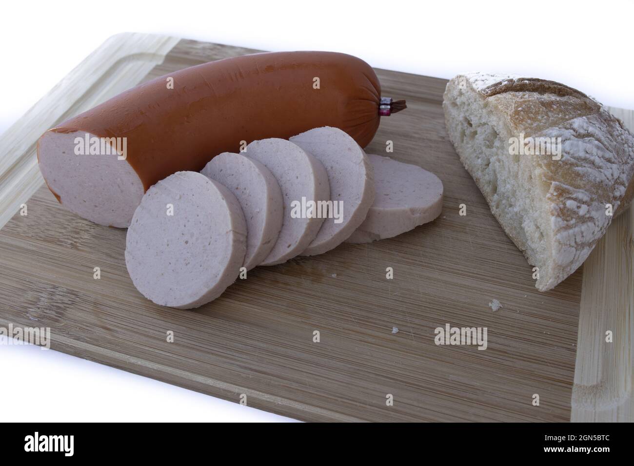 Fleischwurst, German sausage Stock Photo