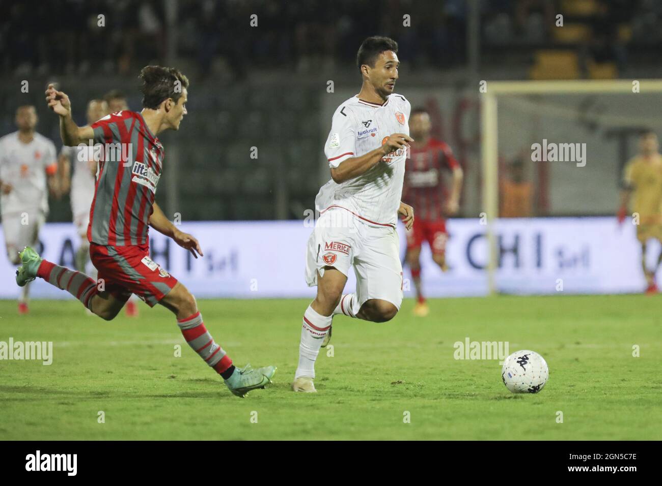 Cremona, Italy. 22nd Sep, 2021. Matos Ryder (Perugia) goes for the counter attack during US Cremonese vs AC Perugia, Italian Football Championship League BKT in Cremona, Italy, September 22 2021 Credit: Independent Photo Agency/Alamy Live News Stock Photo