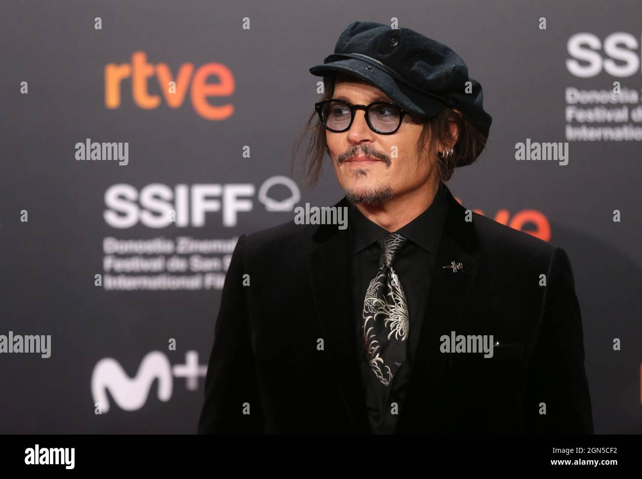 San Sebastian, Spain. 22nd September, 2021. Actor Johnny Depp attending