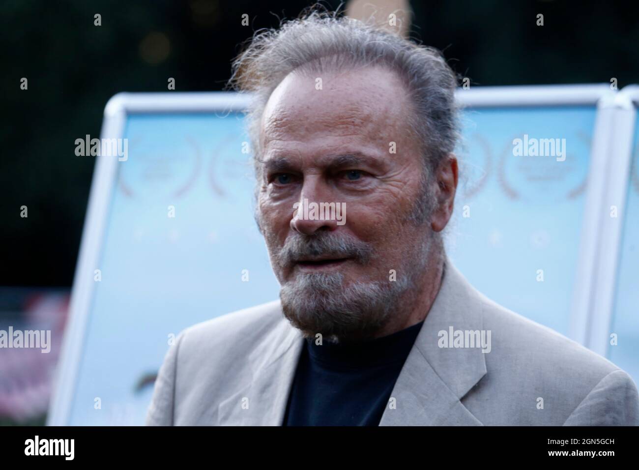 Roma-Casa del Cinema. Franco Nero Stock Photo