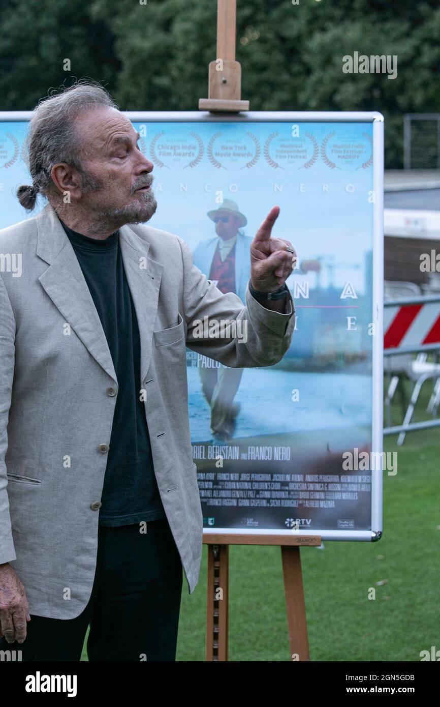 Roma-Casa del Cinema. Franco Nero Stock Photo