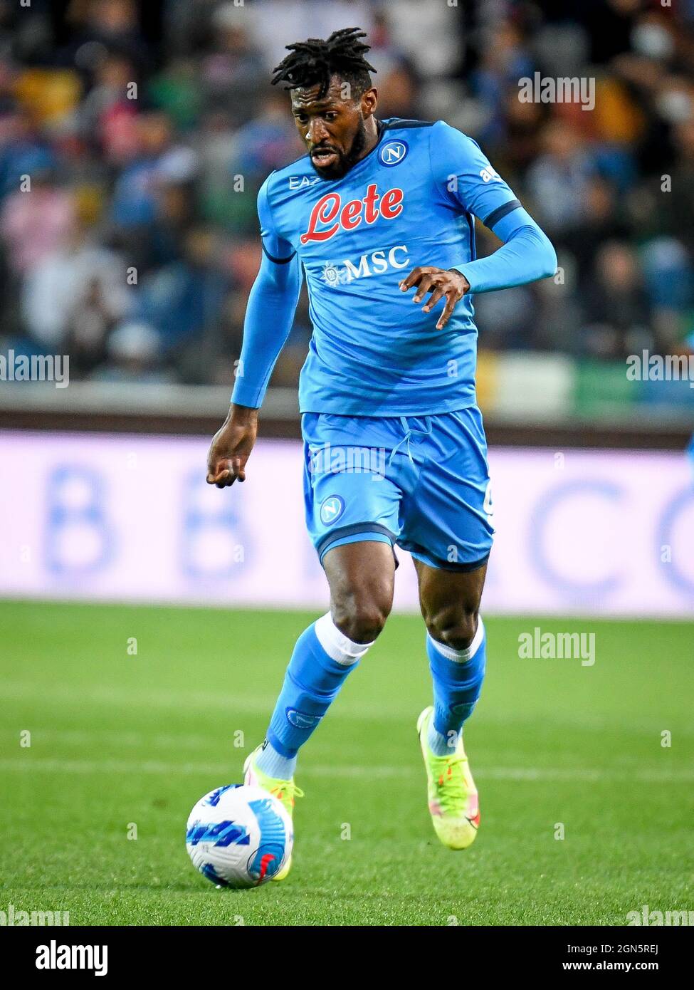 Udine Italy th Sep 21 Andre Frank Zambo Anguissa Napoli During Udinese Calcio Vs Ssc Napoli Italian Football Serie A Match In Udine Italy September 21 Credit Independent Photo Agency Alamy Live News