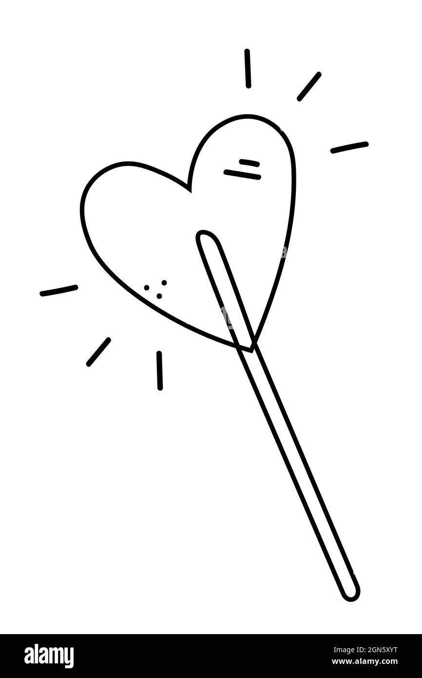 candy heart clipart black and white