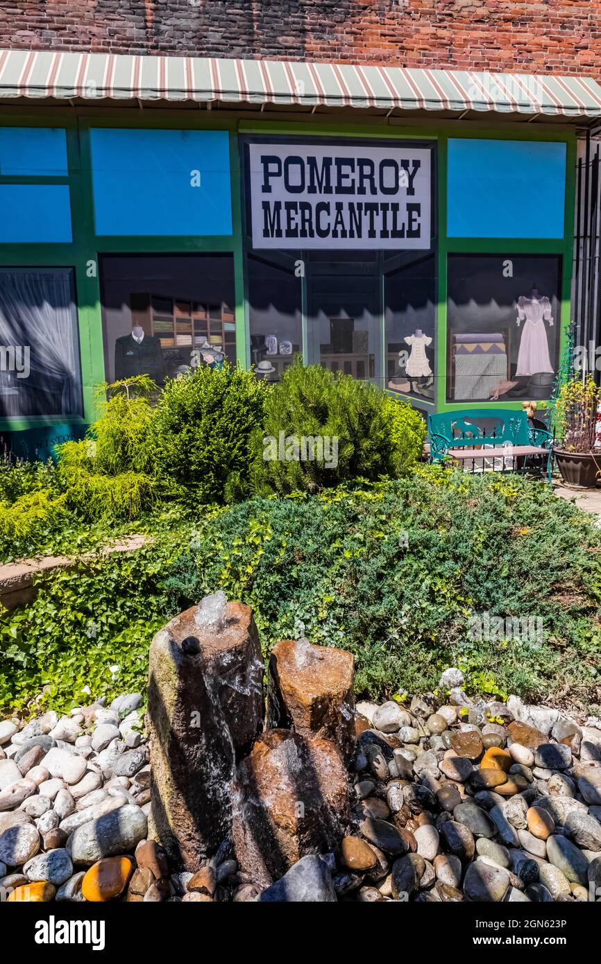 Pomeroy Mercantile in Pomeroy, Washington State, USA [No property release; editorial licensing only] Stock Photo