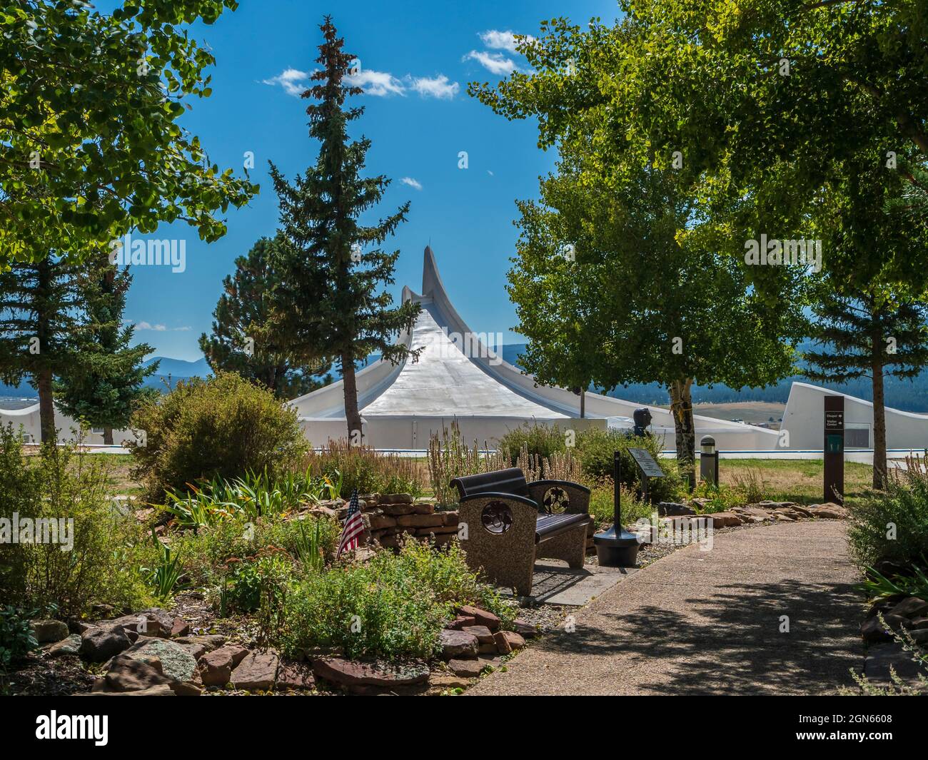 Chapel, New Mexico Vietnam War Memorial, Angel Fire, New Mexico Stock Photo Alamy