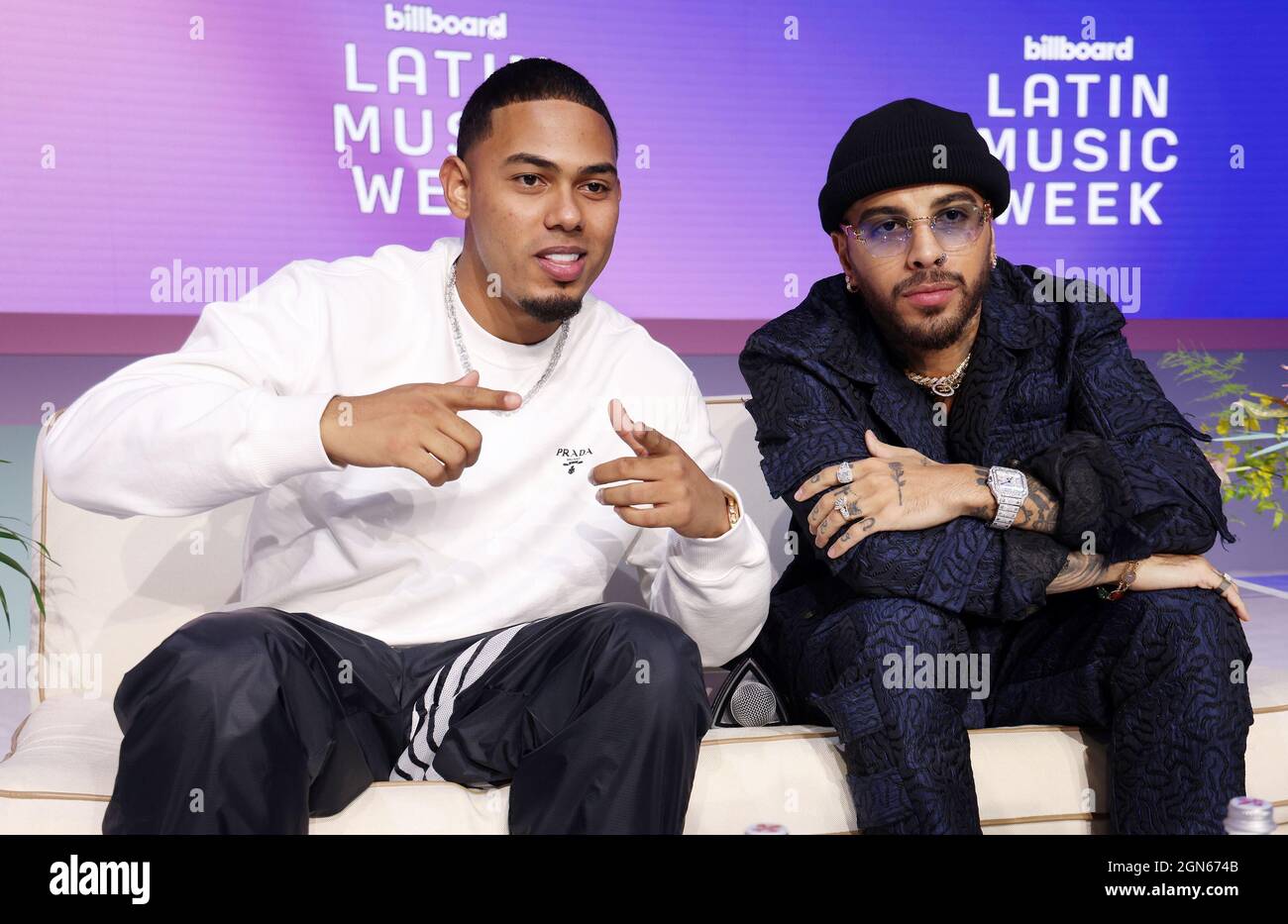 MIAMI BEACH FLORIDA SEPTEMBER 22 The Billboard Mano A Mano With miami-beach-florida-september-22-the-billboard-mano-a-mano-with