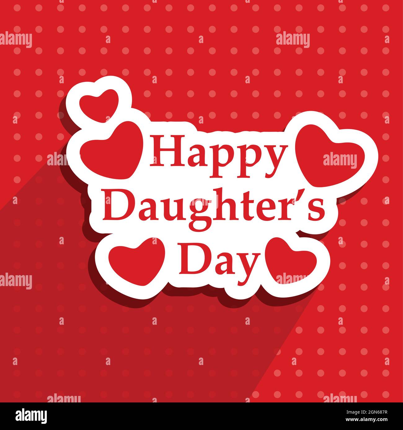 Son's Daughter's Day Background Stock Vector Image & Art - Alamy