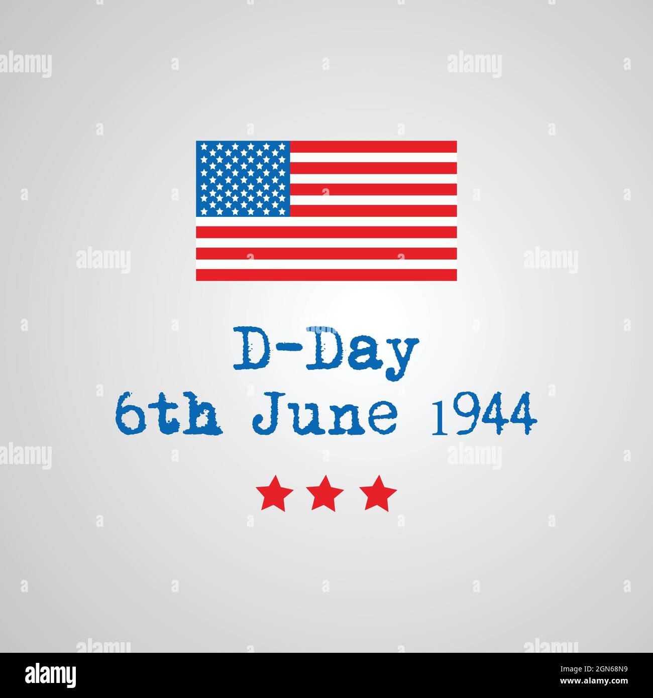 U.S.A D-Day background Stock Vector