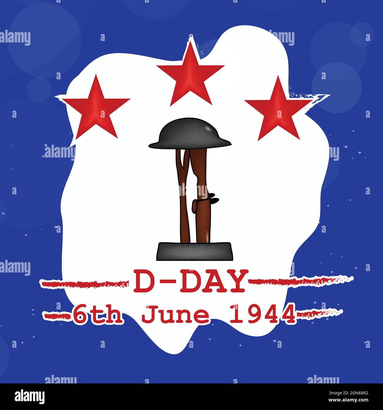 U.S.A D-Day background Stock Vector