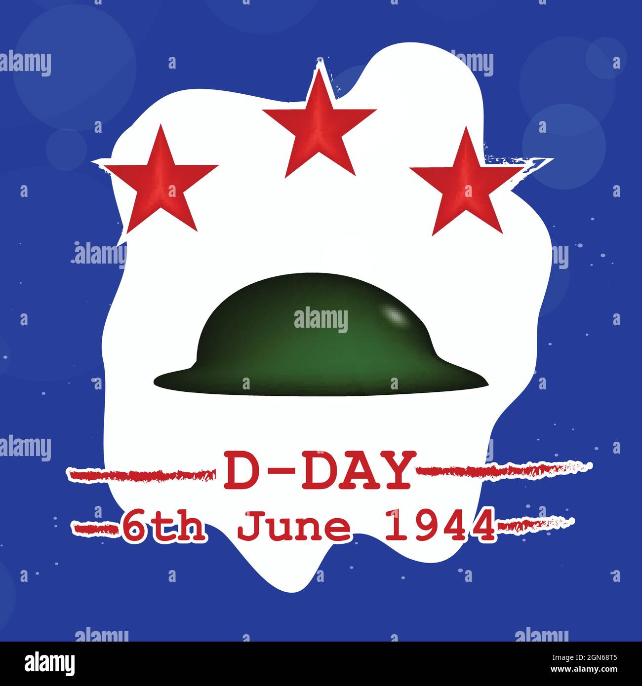 U.S.A D-Day background Stock Vector