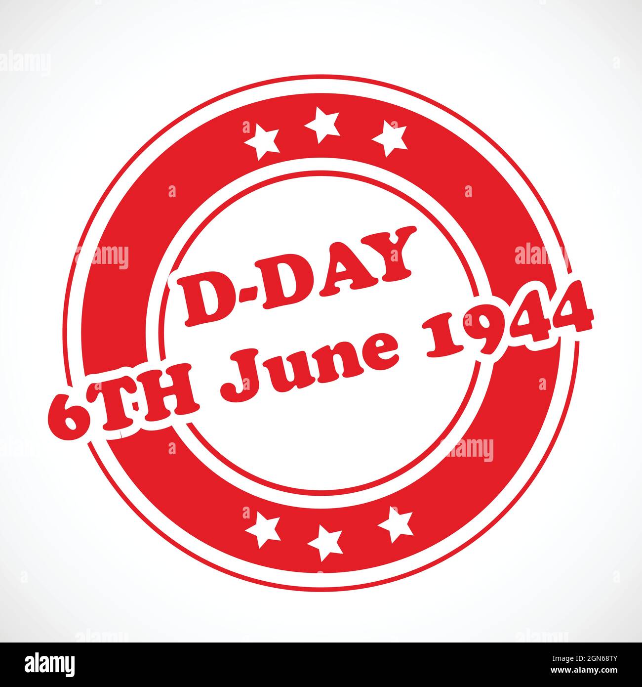 U.S.A D-Day Stock Vector