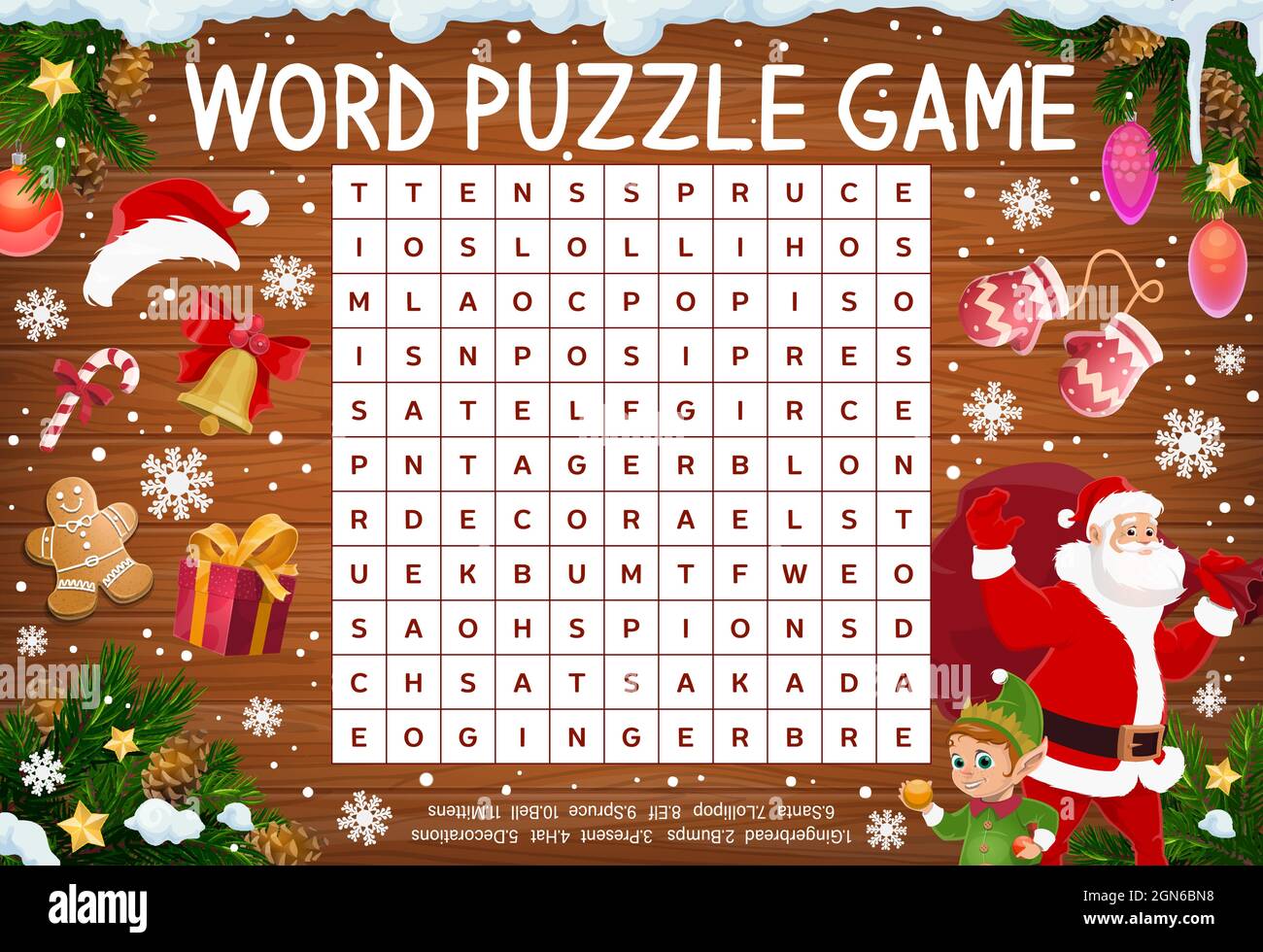Christmas sale word puzzles