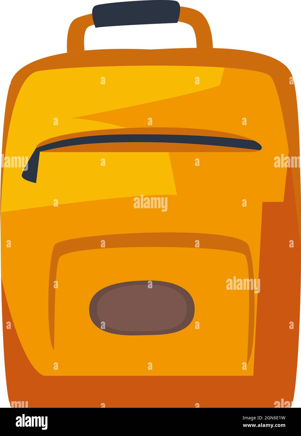 orange bag accessory on white background Stock Vector Image & Art - Alamy