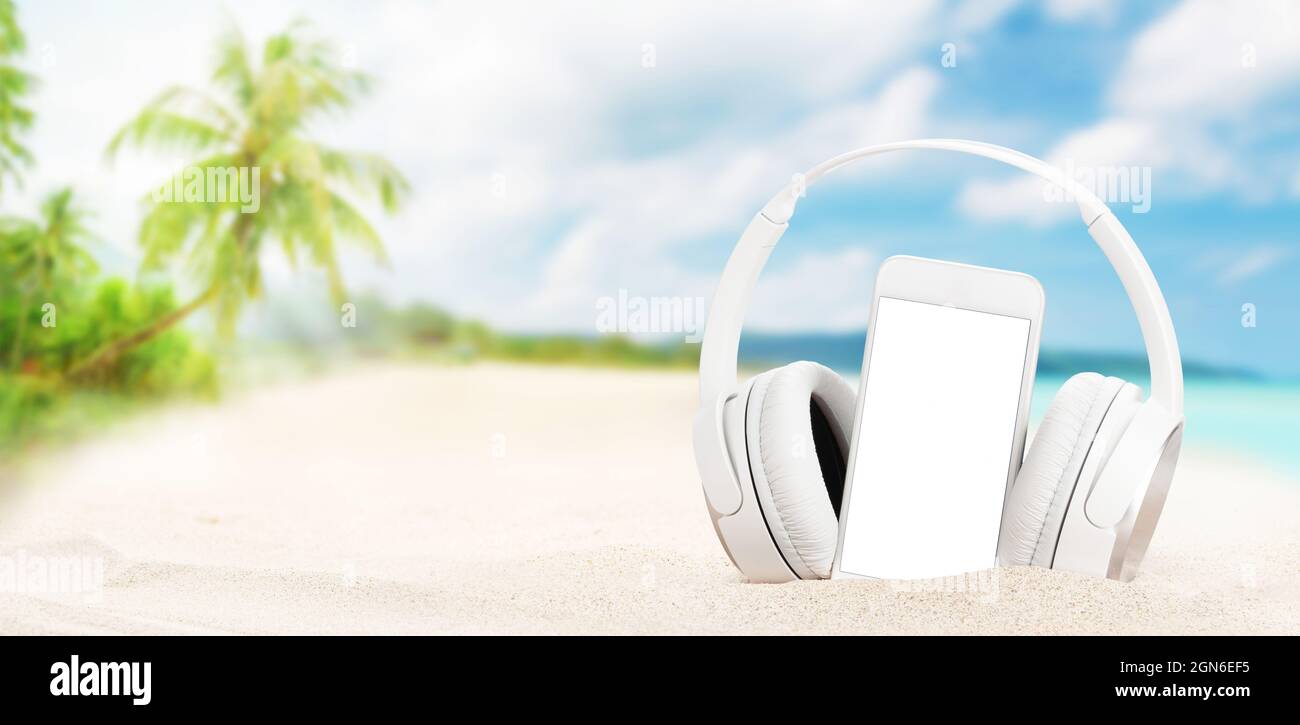 Tropical beach headset sale