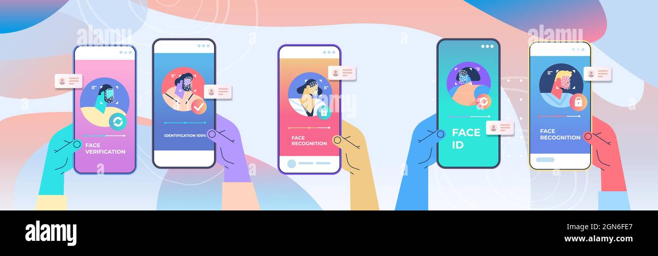 face identity verification scanning facial recognition process personal