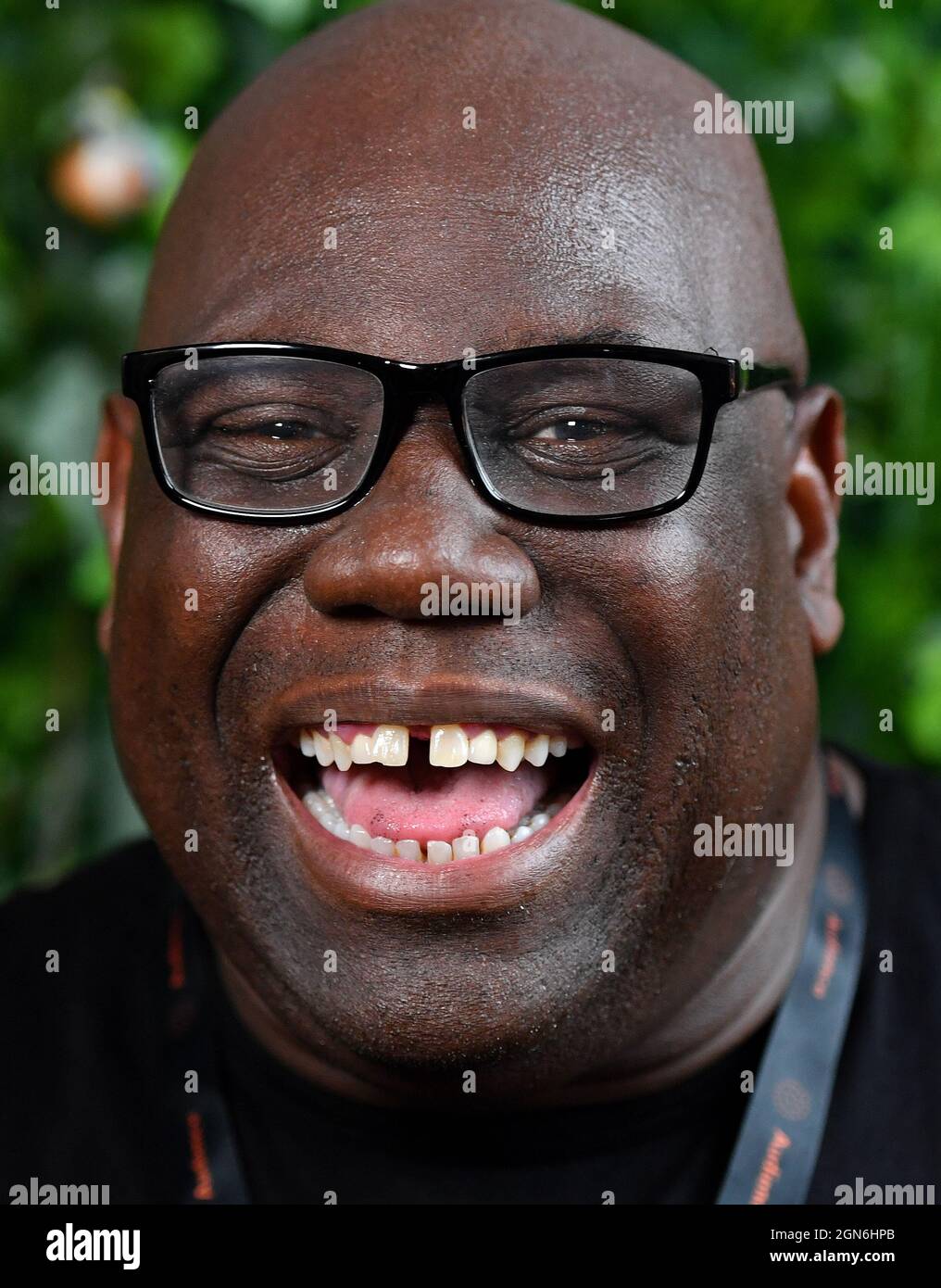 EDITORIAL USE ONLYÊ DJ Carl Cox poses ahead of a live set in Glasgow during noughties Ibiza inspired 'Club Rewind', the UKÕs firstÊinter-cityÊconnected club experience, powered by Virgin Media's gigabit broadband service Gig1, Glasgow. Picture date: Wednesday September 22, 2021.Ê Stock Photo