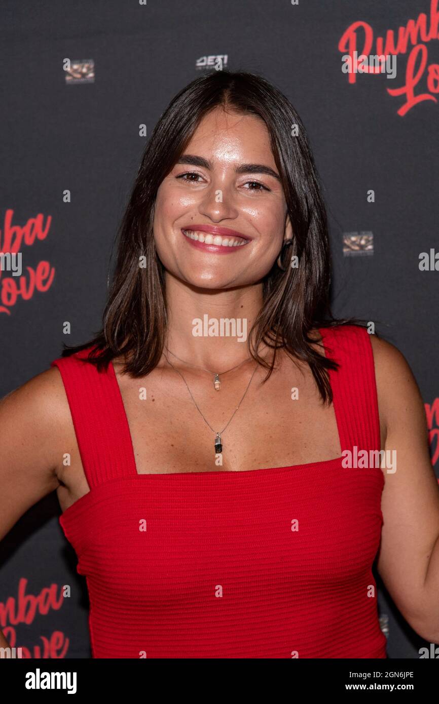 Los Angeles, USA. 22nd Sep, 2021. Andrea Lacoste attends Film premiere:  "Rumba Love" at The Landmark theater, Los Angeles, CA on September 22, 2021  Credit: Eugene Powers/Alamy Live News Stock Photo - Alamy
