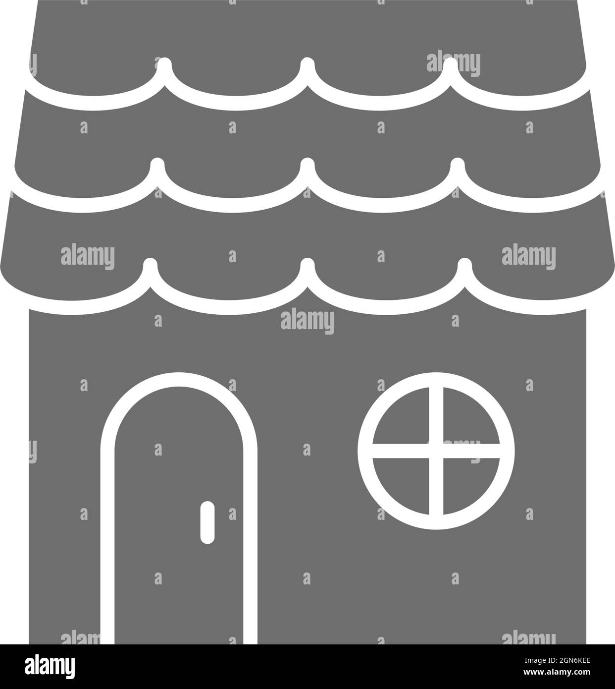 House grey icon. Isolated on white background Stock Vector Image & Art ...