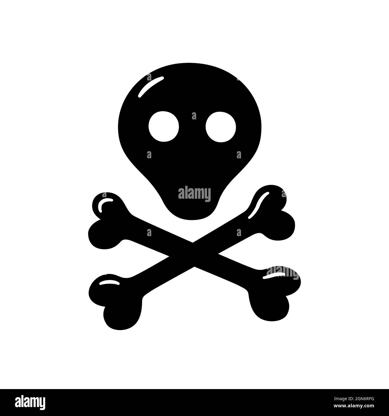 Skull and Cross Bones Cutout, Zazzle