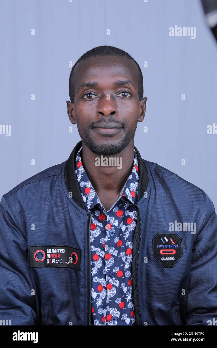 Professional headshot photo of a male kenyan taken in nairobi hires