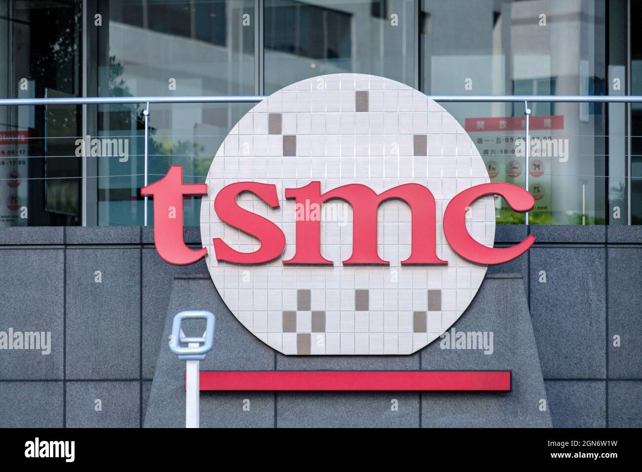 Hsinchu, Taiwan. 22nd Sep, 2021. The TSMC (Taiwan Semiconductor ...