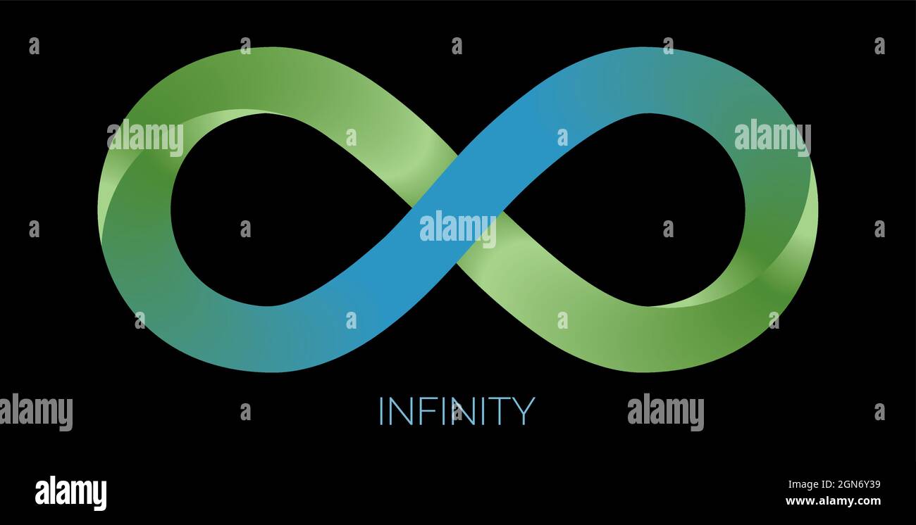 Infinity, black, blue, eternity, HD phone wallpaper