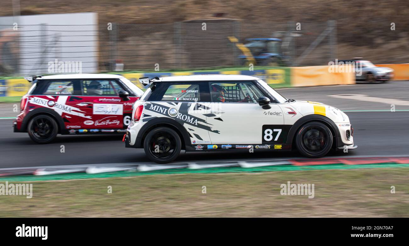 Vallelunga, italy september 19th 2021 Aci racing weekend. Racing car ...