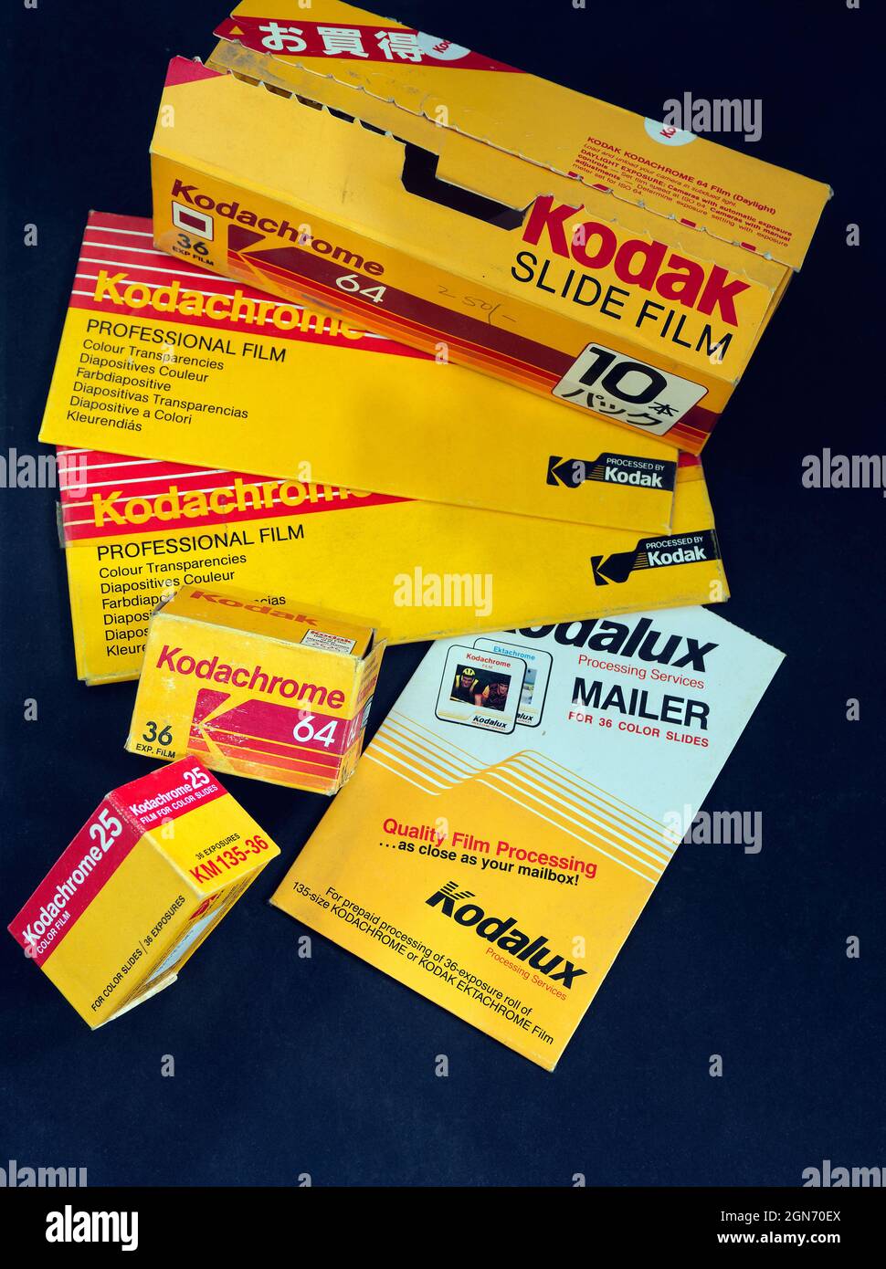 Envelope for posting film to Kodak for processing. On a white background  Stock Photo - Alamy