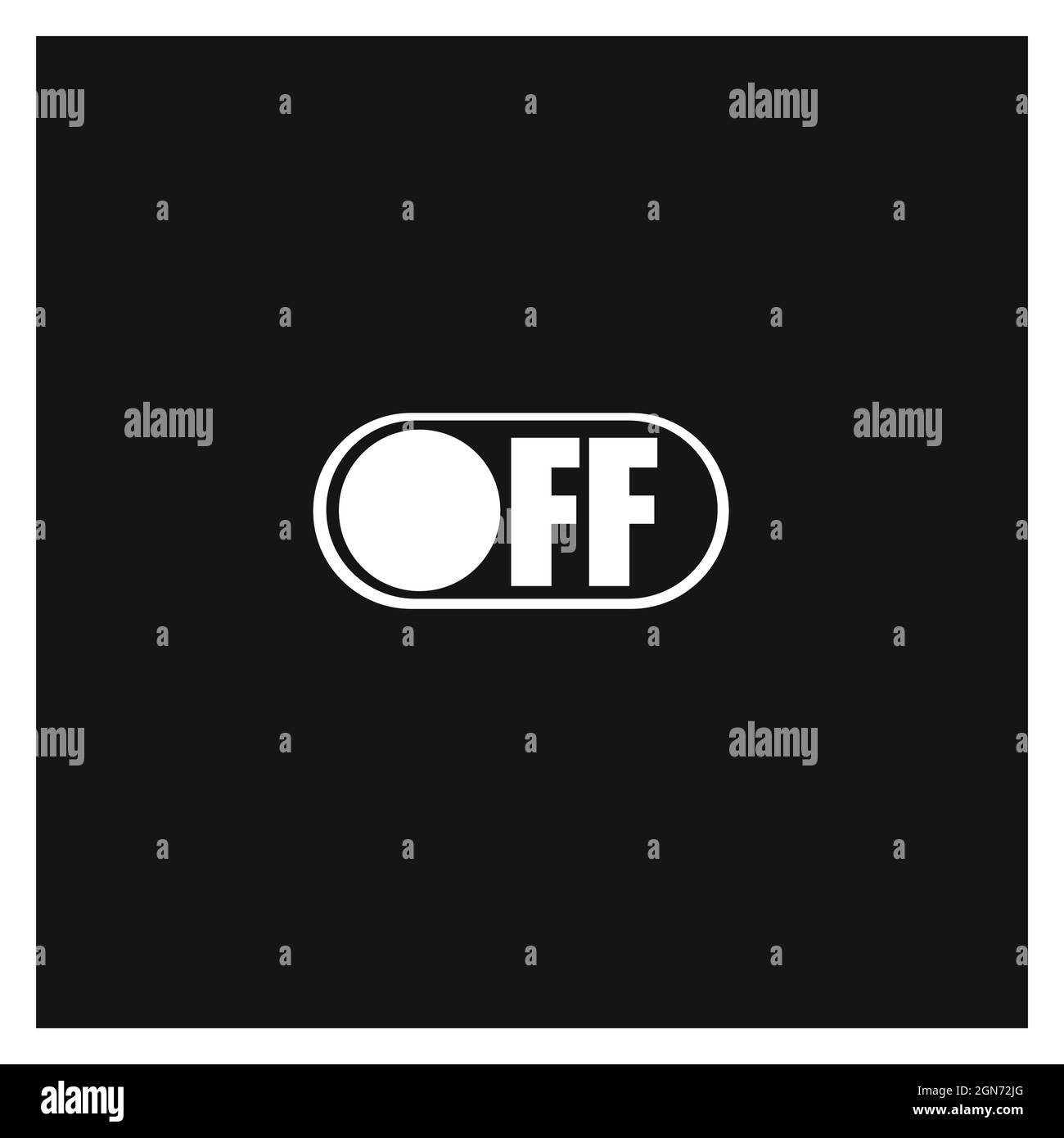 Creative off toggle button, off toggle switch Stock Vector Image & Art