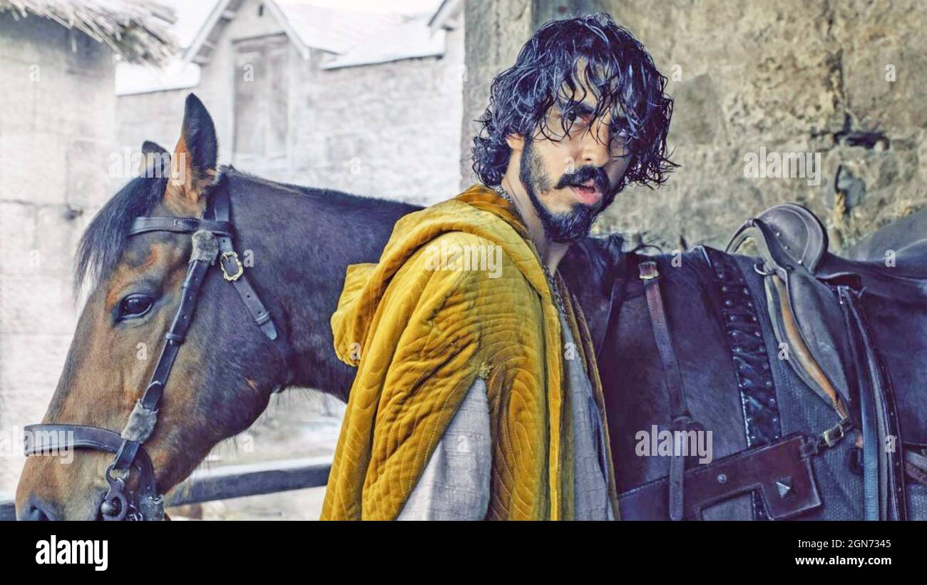 THE GREEN KNIGHT 2021 A24 film with Dev Patel Stock Photo