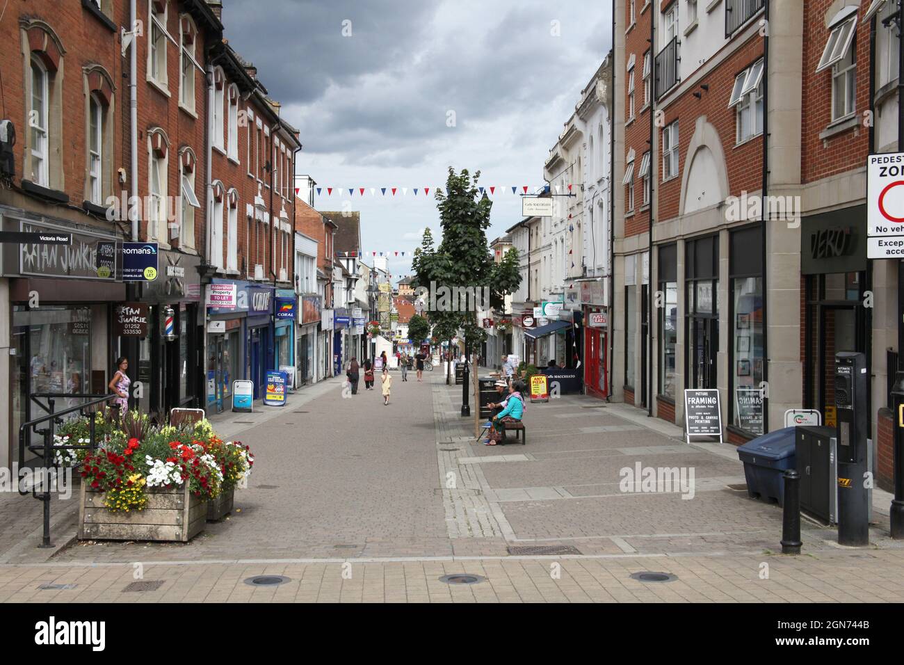 Aldershot town centre hires stock photography and images Alamy
