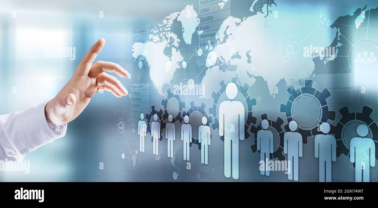 Human resources sign icon hr hi-res stock photography and images - Alamy