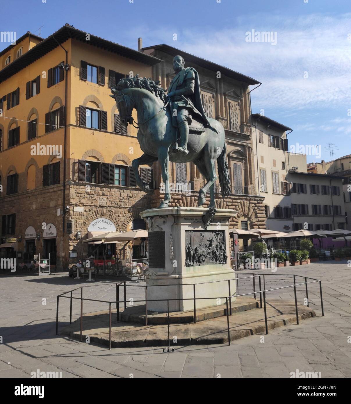Cosimo de Medici statue , Florence, September 2021 Stock Photo