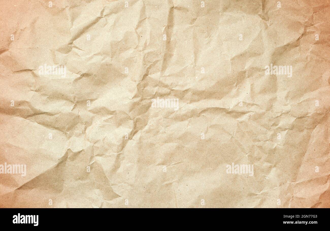 Old paper background. Old crumpled vintage paper, old crumpled paper  background, old paper surface Stock Photo - Alamy