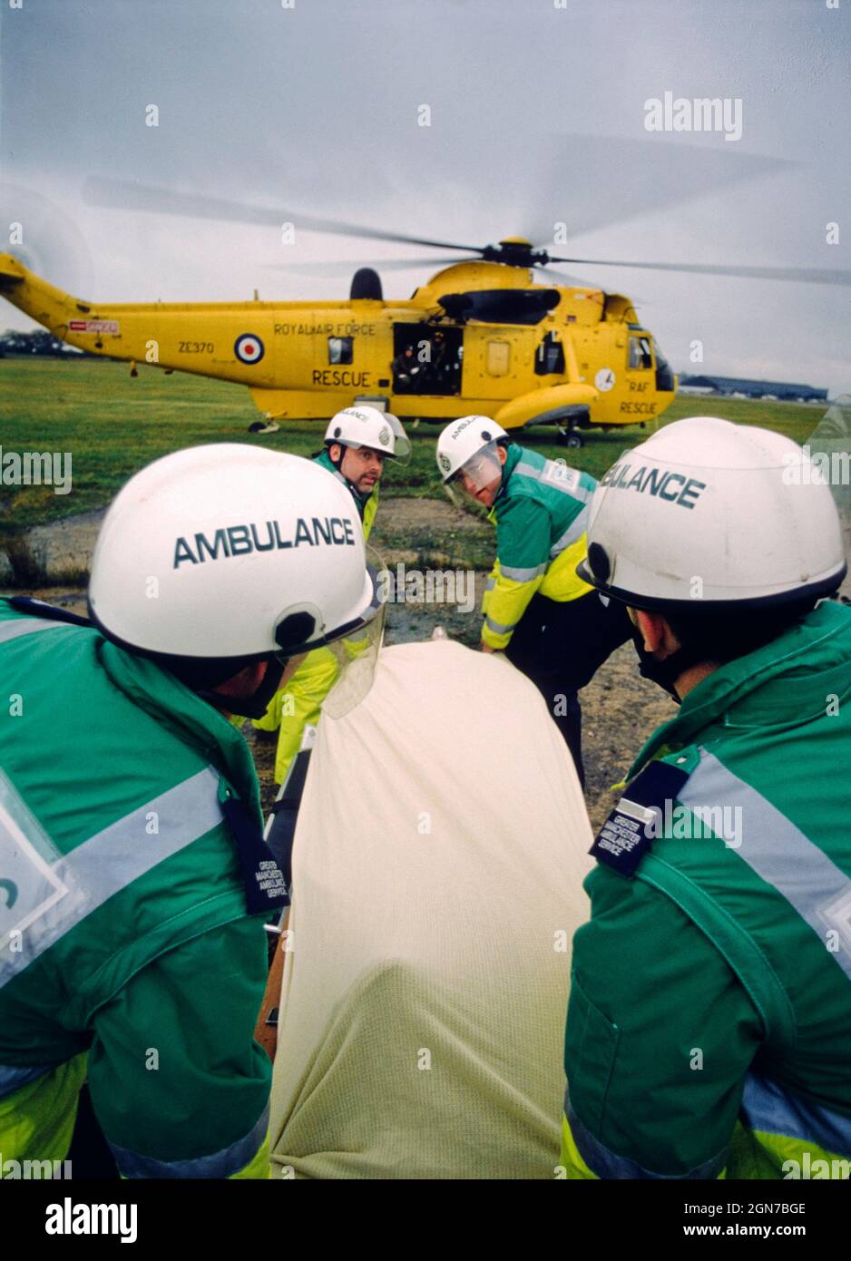 Raf helicopter stretcher hi-res stock photography and images - Alamy