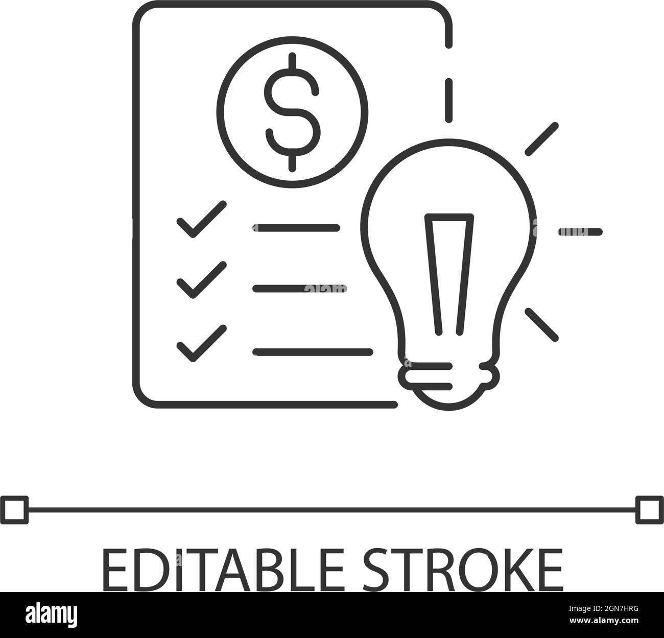 Financial literacy linear icon Stock Vector Image & Art - Alamy