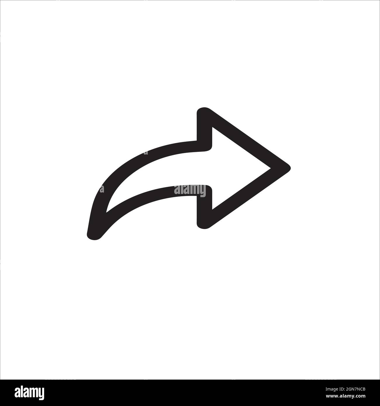 Arrow symbol vector, black arrow sign Stock Vector Image & Art Alamy