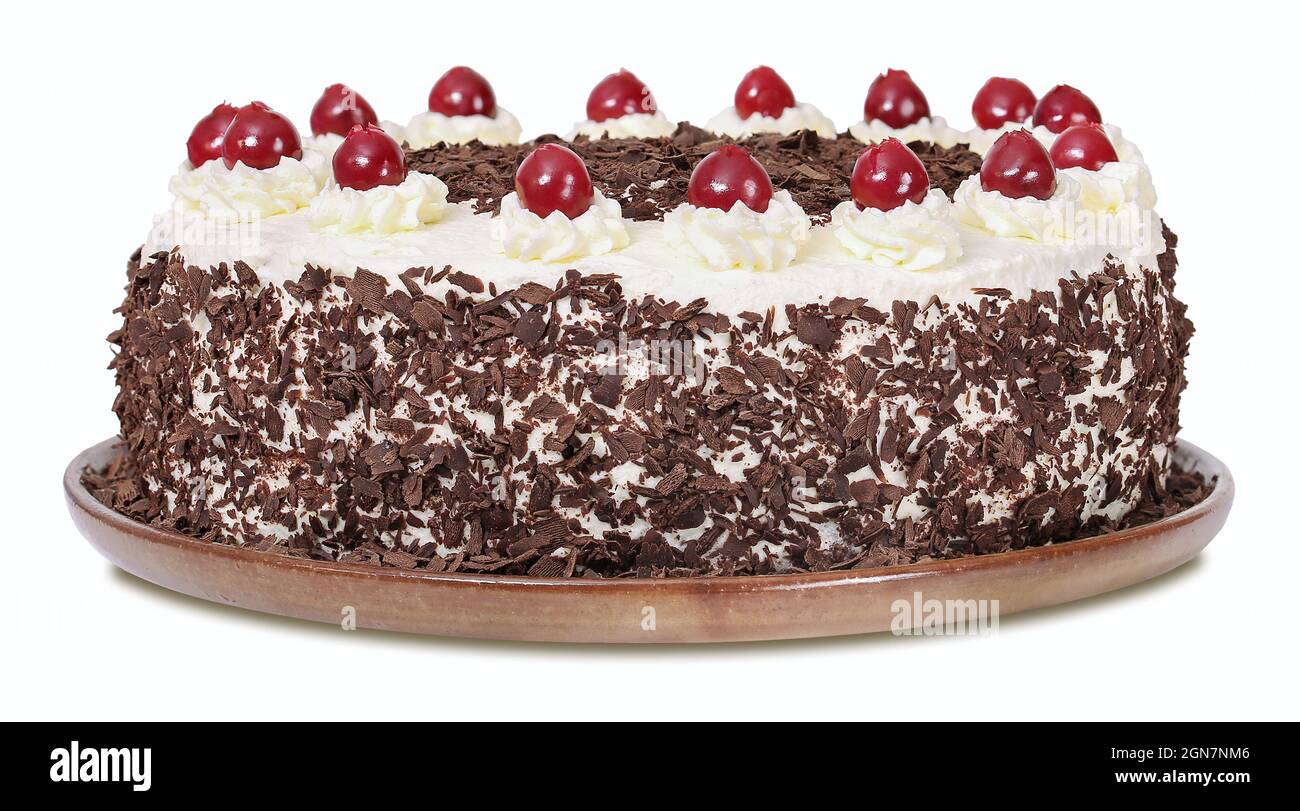 Traditional black forest cake from Germany Stock Photo