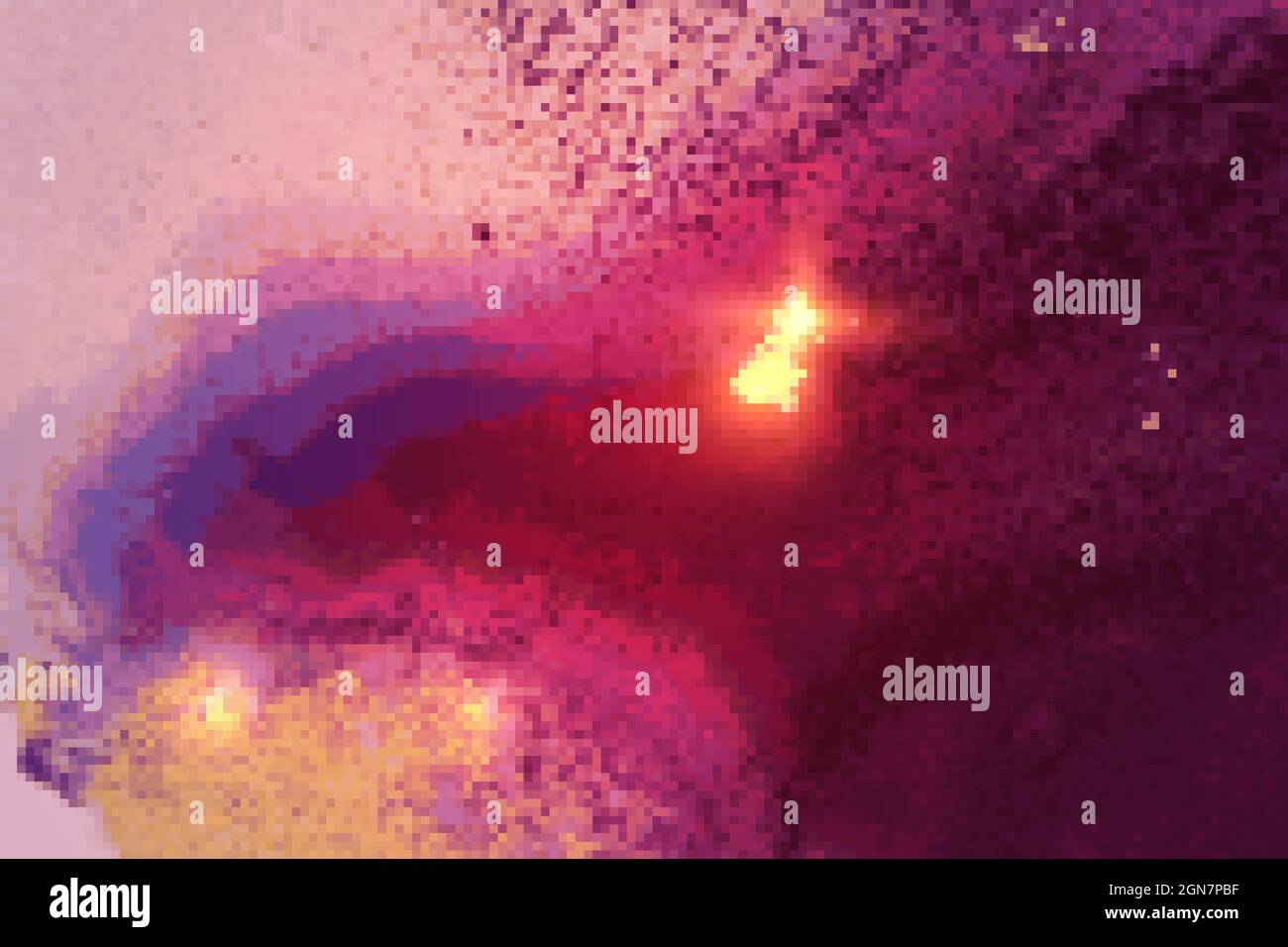 Purple, maroon and gold abstract pattern with marble texture and ...