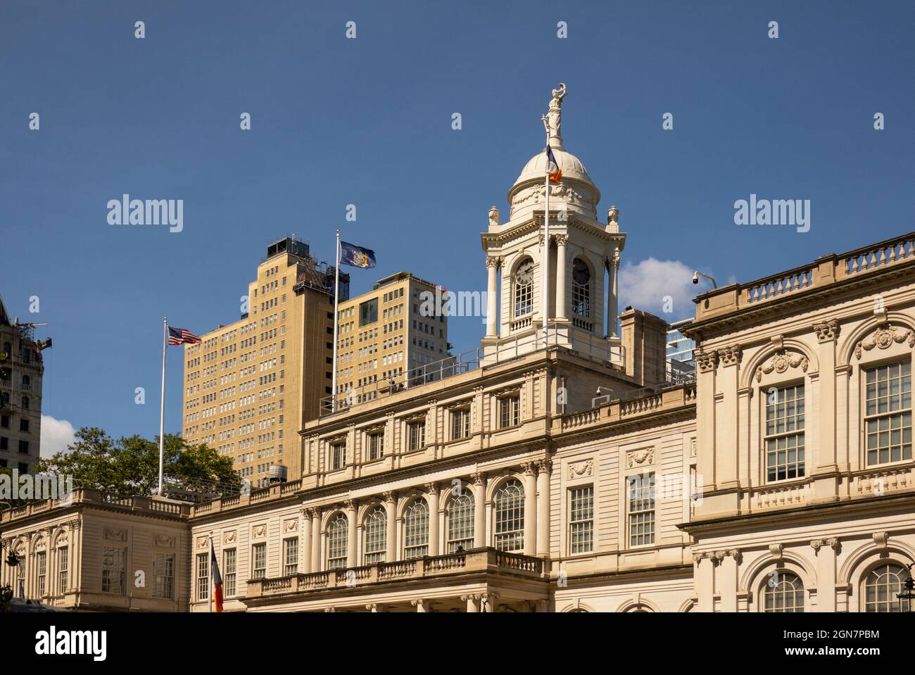 New York City Hall in Manhattan NYC Stock Photo