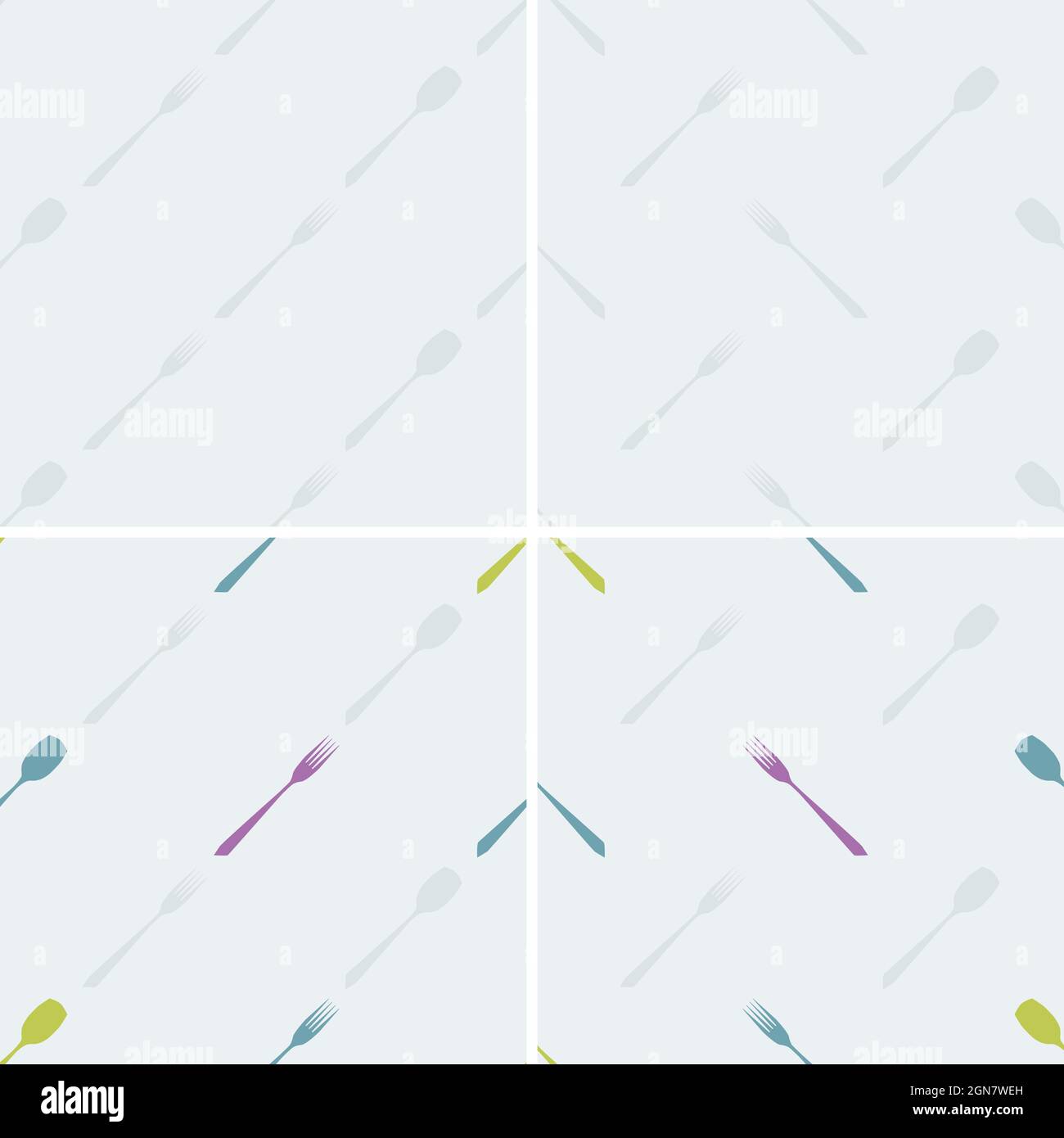 Fork and spoon vector backgrounds Stock Vector Image & Art Alamy