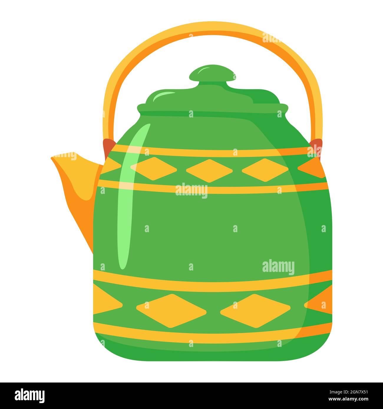 Isolated on white background.Vector flat illustration. Stock Vector