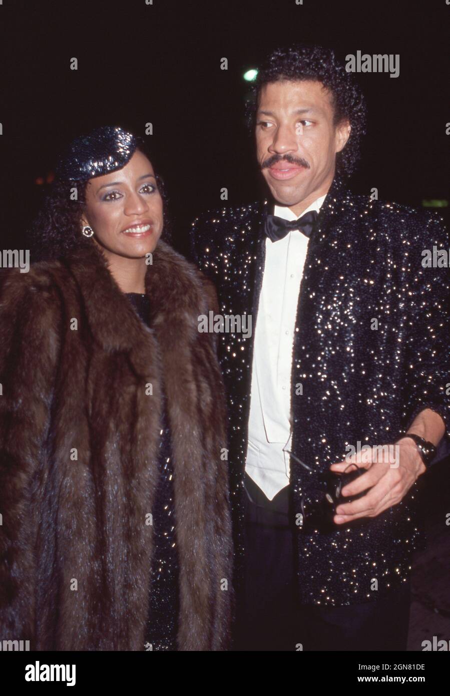 Lionel Richie and Brenda Richie Circa 1980's Credit: Ralph Dominguez ...