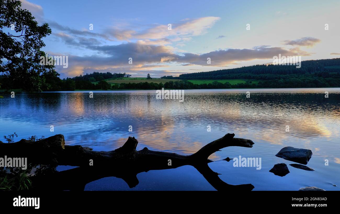 Tranquil Loch Arthur Stock Photo