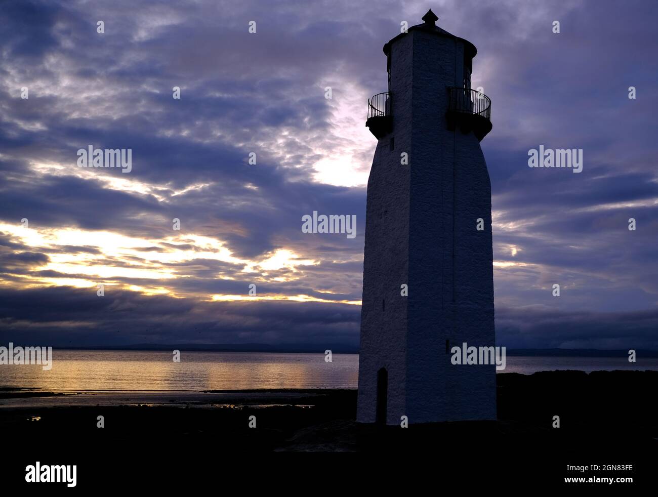 Southerness Lighthouse Stock Photo