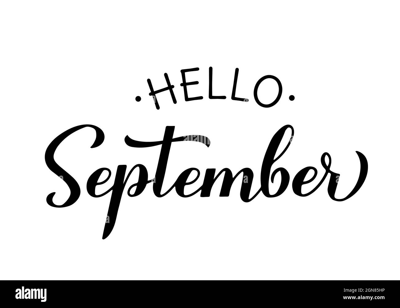 September calligraphy on sale