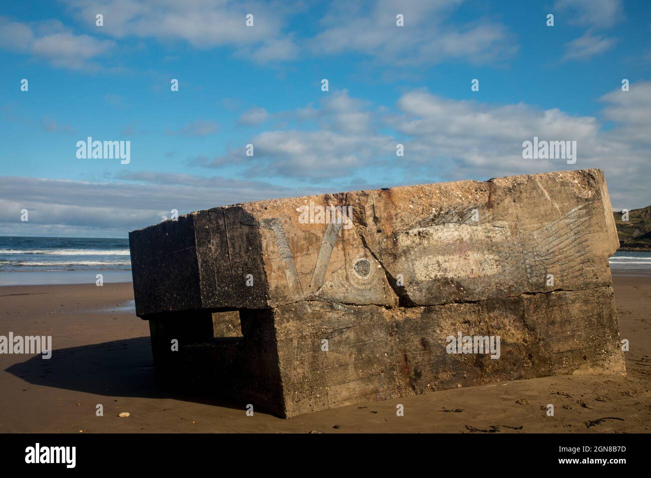 Cayton Bay North Yorkshire Stock Photo