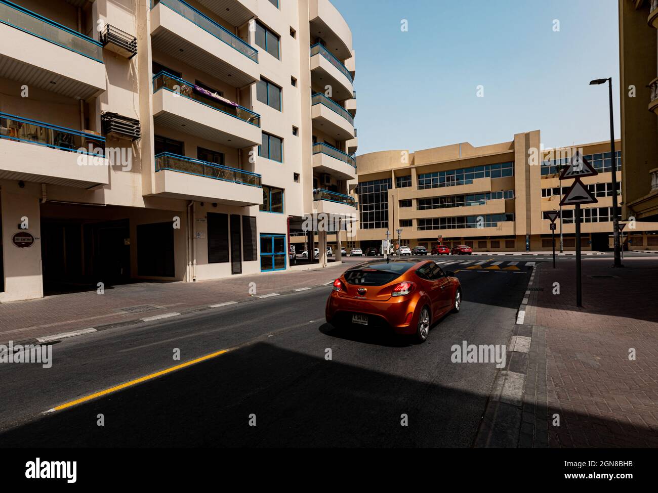 Red car moves on hi res stock photography and images Alamy