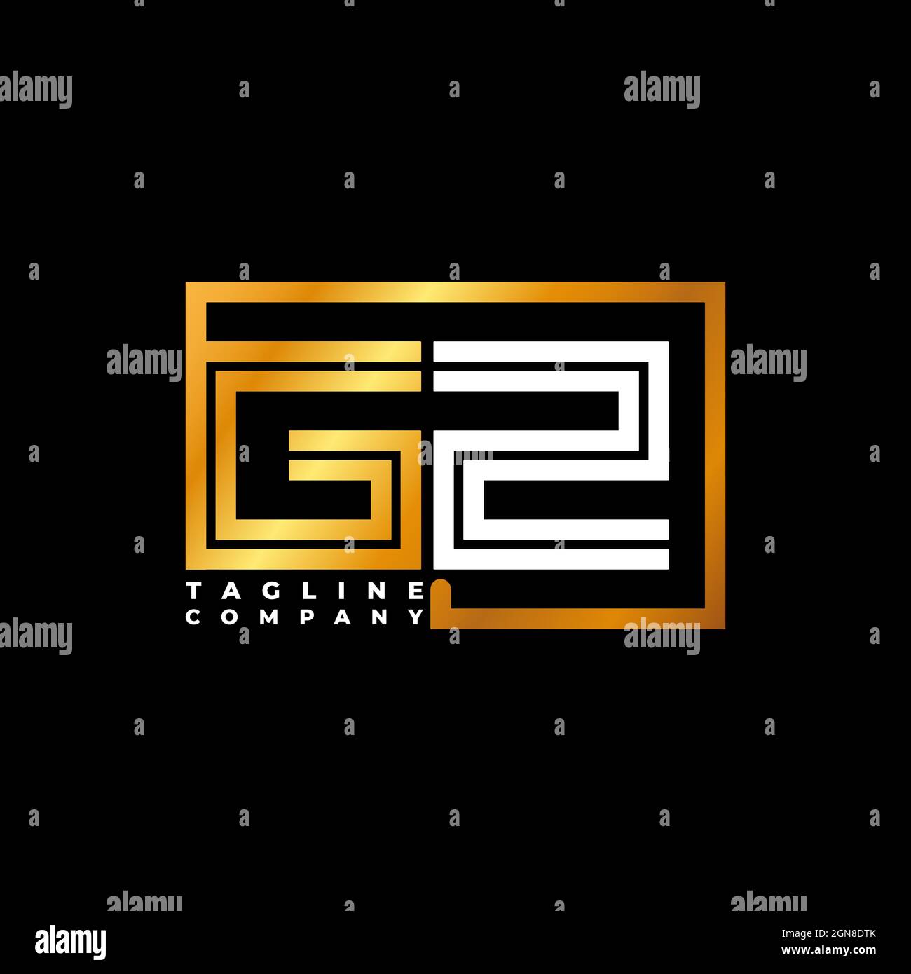 Hx minimal logo design hi-res stock photography and images - Alamy