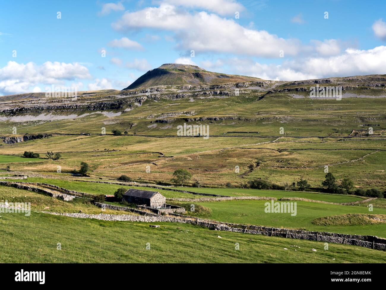 Ingleborough, one of the 'Three Peaks' in the Yorkshire Dales National Park, UK Stock Photo